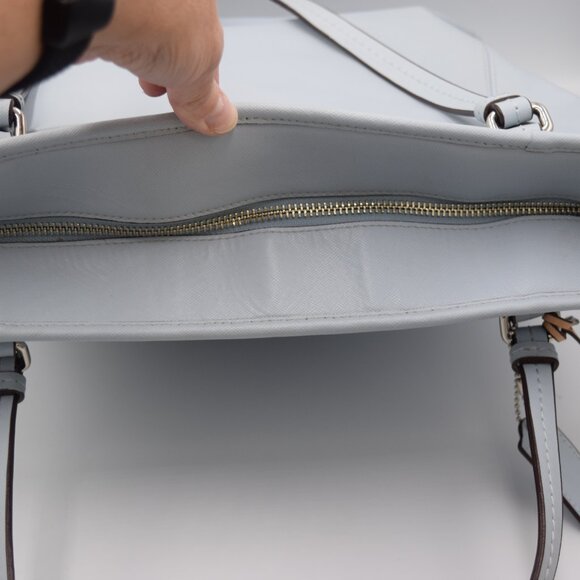 COACH Peyton Leather Zip Top Tote - Picture 12 of 16